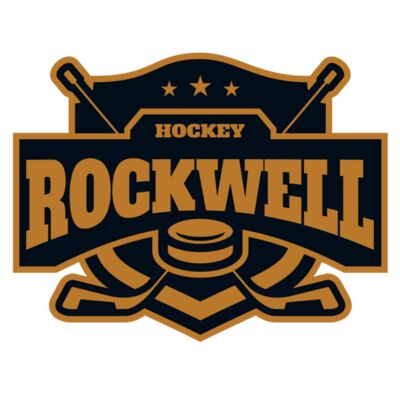 Rockwell Hockey logo template Thumbnail