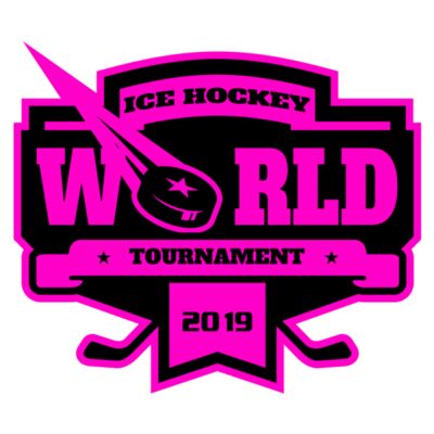 World Ice Hockey Tournament logo template Thumbnail