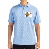 Cutter & Buck Virtue Eco Pique Tile Print Recycled Mens Polo Thumbnail
