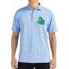 Cutter & Buck Virtue Eco Pique Tile Print Recycled Mens Polo Thumbnail
