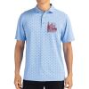 Cutter & Buck Virtue Eco Pique Tile Print Recycled Mens Polo Thumbnail