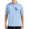 Cutter & Buck Virtue Eco Pique Tile Print Recycled Mens Polo Thumbnail