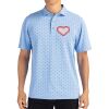Cutter & Buck Virtue Eco Pique Tile Print Recycled Mens Polo Thumbnail