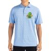 Cutter & Buck Virtue Eco Pique Tile Print Recycled Mens Polo Thumbnail