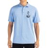 Cutter & Buck Virtue Eco Pique Tile Print Recycled Mens Polo Thumbnail