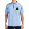 Cutter & Buck Virtue Eco Pique Tile Print Recycled Mens Polo Thumbnail