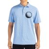 Cutter & Buck Virtue Eco Pique Tile Print Recycled Mens Polo Thumbnail