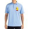 Cutter & Buck Virtue Eco Pique Tile Print Recycled Mens Polo Thumbnail