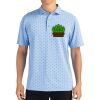 Cutter & Buck Virtue Eco Pique Tile Print Recycled Mens Polo Thumbnail
